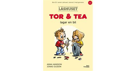 Läshuset 2D Tor och Tea lagar en bil Lärum