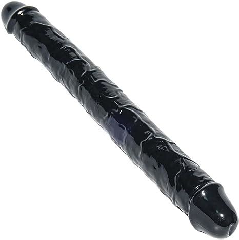 Amazon Realistic Black Double Dildo Inches Long With