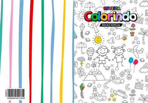 Capa Livrinho Para Colorir Dia Das Criancas Para Colorir Fazendo A