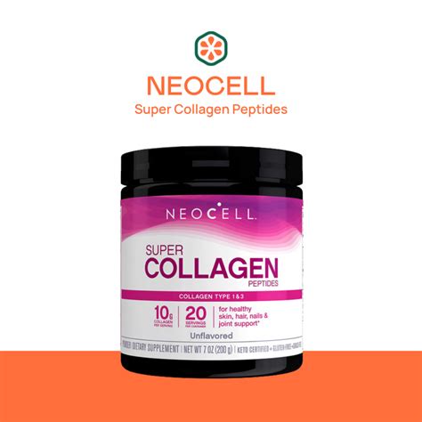 Neocell Super Collagen Type 1 And 3 Peptide Unflavored L Soft Nourishing