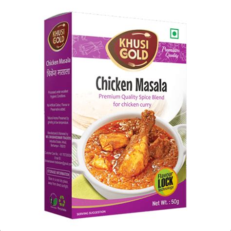 Powder 50 Gm Box Packing Chicken Masala At Best Price In Berhampur Bhubaneswari Trading