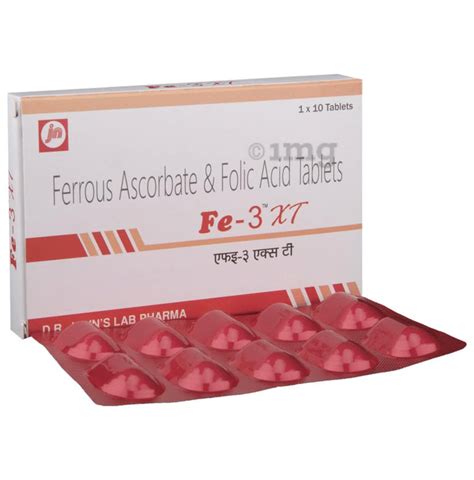 Fe 3 Xt Tablet Buy Strip Of 10 Tablets At Best Price In India 1mg