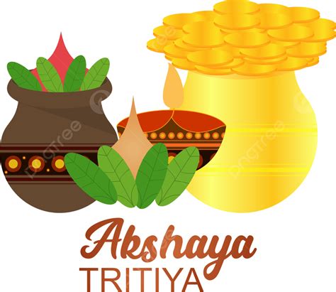 Dise O Vectorial Akshaya Tritya Con Monedas De Oro Png Dulce Dool