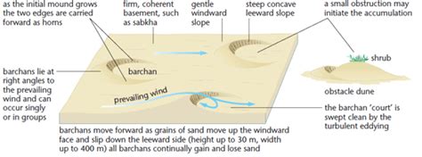 Barchan Dunes Diagram