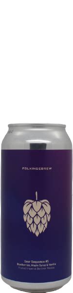 Folkingebrew Sour Sequence 5 Blueberries Maple Syrup Vanilla