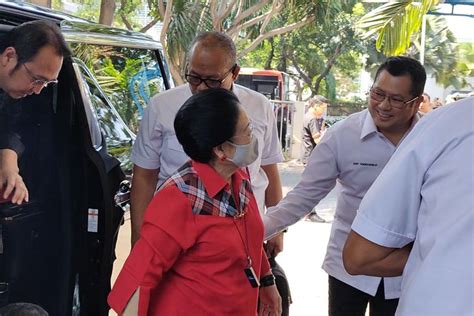 Disambut Hary Tanoe Megawati Hadiri Rapat Ketum Parpol Pengusung Ganjar