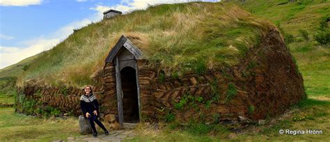 Viking Areas In Iceland Eiríksstaðir Long House In West