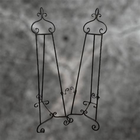 Easels - Ornate Metal Floor Easel - Black | Wedding Decor for Hire