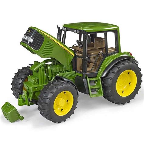 K P Bruder Traktor Leksak John Deere Med Frontlastare