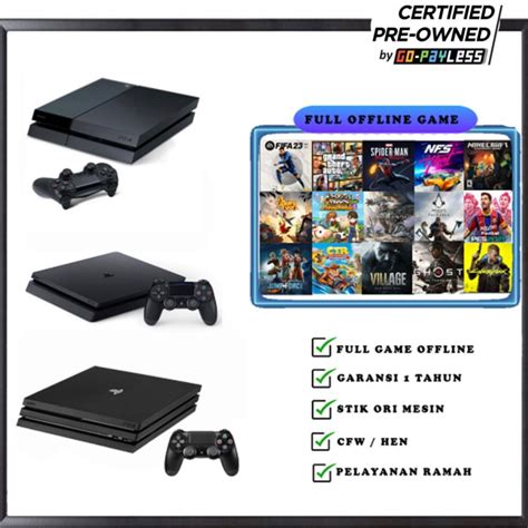jual playstation  ps console preowned  stik ori hencfwfw