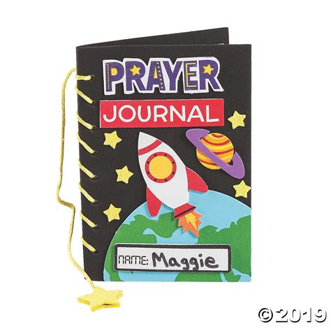 Gods Galaxy Vbs Prayer Journal Craft Kit