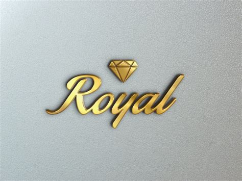 3d gold logo mockup - bdaassociates