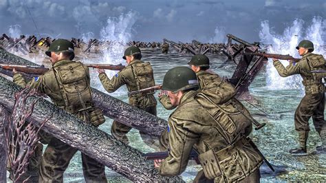 29th Infantry Division Storm Omaha Beach YouTube