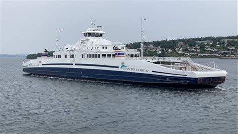 Crossing Norways Oslofjord On The Moss Horten Ferry YouTube