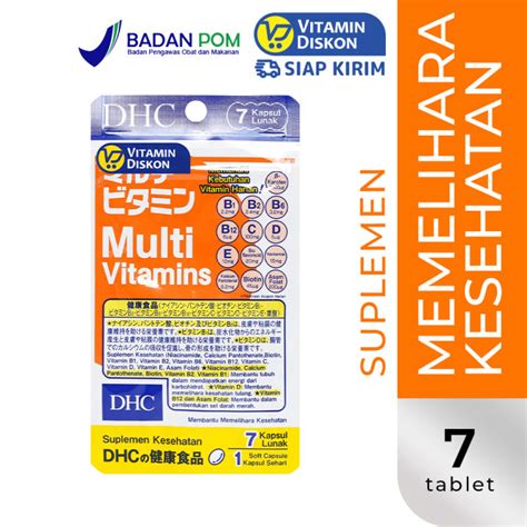 Dhc Supplement Multivitamins Kapsul Lazada Indonesia