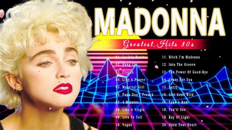 Top 80s Songs From Pop Superstar Madonna Madonna Songs 1982 2012