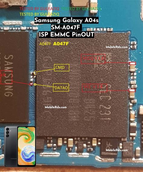 Samsung Galaxy A A F Isp Emmc Pinout Test Point Images And Photos