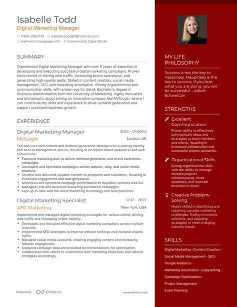 3 Digital Marketing Manager Resume Examples And How To Guide For 2024