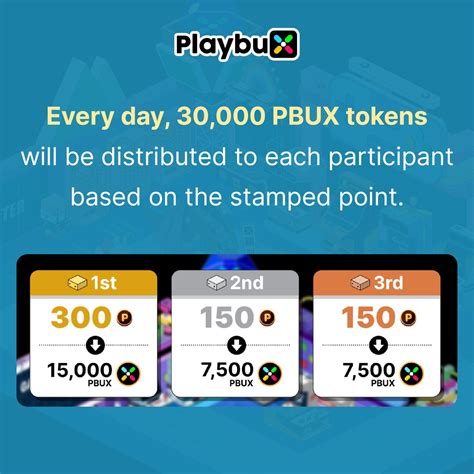 Playbux Co On Twitter Every Day Pbux Tokens Will Be