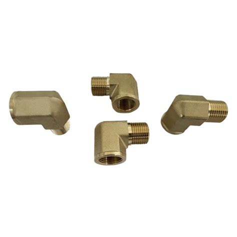 Us Standard Lab Tested 12in Female X Male Npt Threaded Street 90 Degree Elbow Brass Pipe Fitting