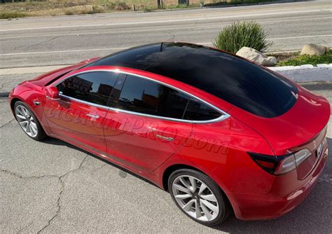 Tesla Model 3 Tint Shade Examples AcutintPRO In Upland CA