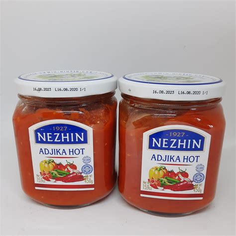 Pack Nezhin Adjika Hot GMO Free Glass Jar OZ Gr Product From Ukraine Etsy