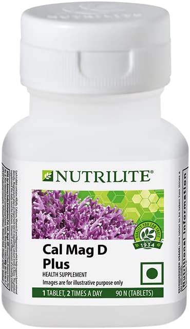 Amway Nutrilite Cal Mag D Plus Pack Of 2 180 Tablets