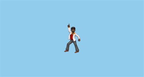 🕺🏿 Hombre Bailando Tono De Piel Oscuro Emoji On Whatsapp 2211620