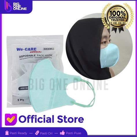 Jual We Care Masker Duck Bill Ply Original Duckbill Mask Lapis