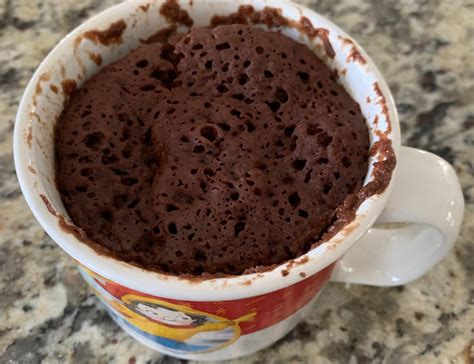 Vegan Chocolate Microwave Cake Lighten Up