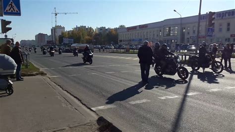 Новополоцк закрытие сезона 2018 ( + пешеход бросается на мотоциклы ...