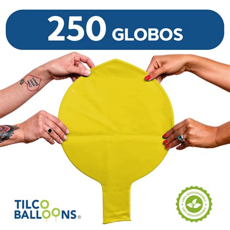 Globos Amarillos De 40 Pulgadas 250 Pzas Tilco Balloons