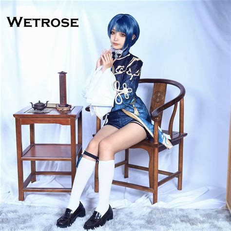 【wetrose】genshin Impact Xing Qiu Xingqiu Original Ver Battle Uniform