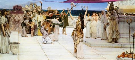 Alma Tadema Lawrence A Dedication To Bacchus Sir Lawr Flickr