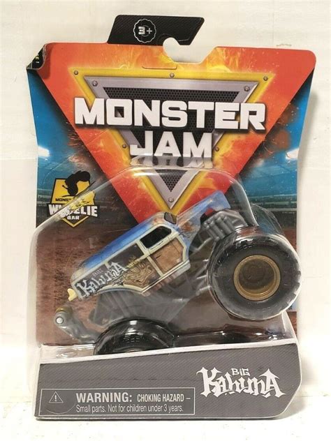 2021 Spin Master Monster Jam Truck With Wheelie Bar Big Kahuna 1 64