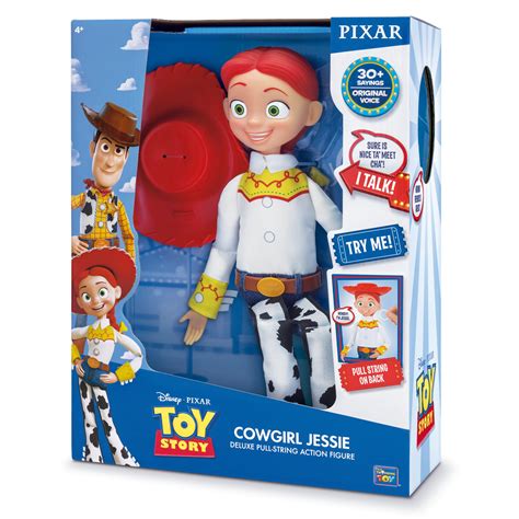 Disney Pixar Toy Story Cowgirl Jessie Deluxe Pull String Action Figure