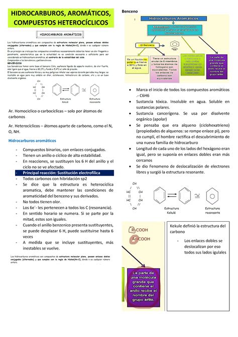 5 Aromáticos Benceno Y Derivado ok HIDROCARBUROS AROMÁTICOS