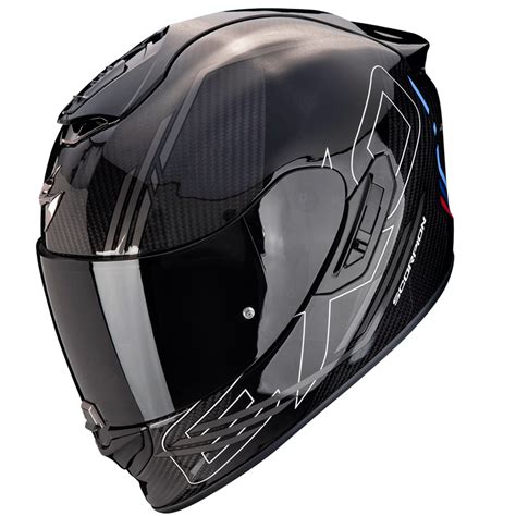 Casco Moto Scorpion Exo 1400 Evo II Carbon Air Reika Azul Nilmoto