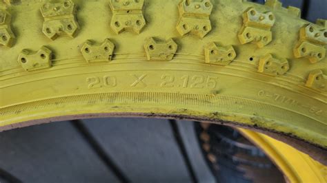 Bmxmuseum For Sale Cheng Shin Yellow X New Tire Set Fk