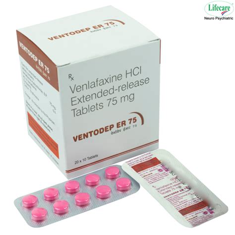 Venlafaxine Hcl Extended Release Tablets 75 Mg Pharma Franchise