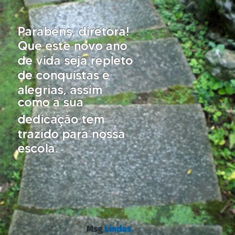 Mensagens De Aniversário Para Diretora De Escola