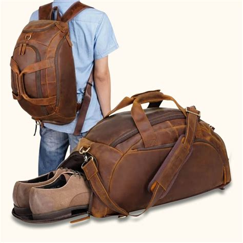 The Multifunction - Travel Duffel Backpack – Western Leather Goods