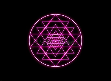 Sri Yantra Sagrada Geometr A De Ne N Rosa Signo Chakras S Mbolo Del