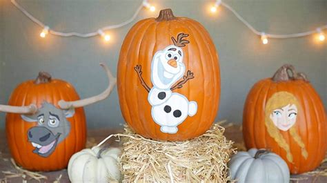 Disney Painted Pumpkins: Over 65 Easy No-Carve Pumpkin Ideas