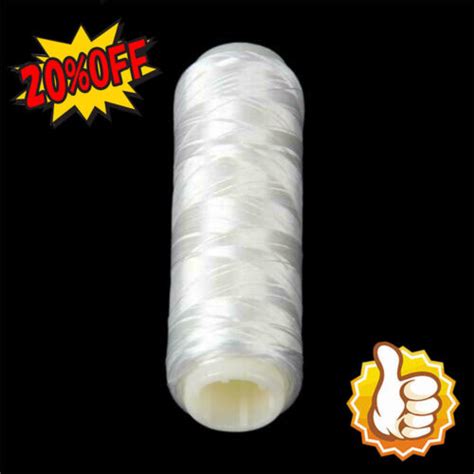 1x High Tensile Bait Elastic Thread 100 200m Spool Baits Sea Tackle