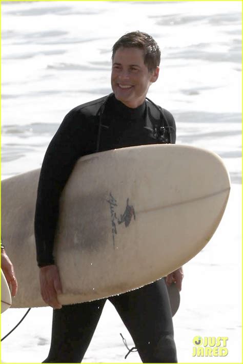 Rob Lowe Shirtless Super Bowl Sunday Surfing Photo 2804420 Rob