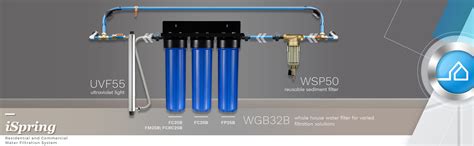 Ispring Wgb B Stage Whole House Water Filtration System W Inch