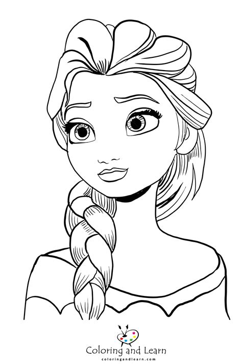 Elsa Coloring Pages 2023 Coloring And Learn