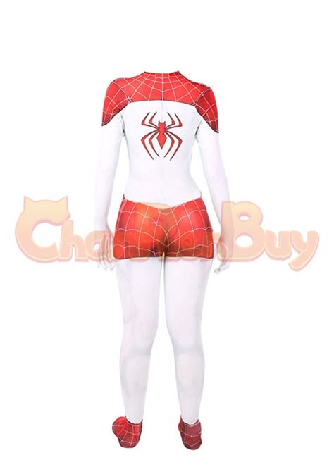 Spinneret Spider Girl Costume Spider Man Mary Jane Cosplay Bodysuit