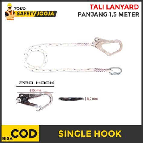 Jual Tali Lanyard Pro Single Big Hook Di Lapak Tokosafetyjogja Bukalapak